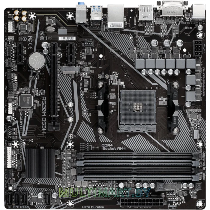 Материнская плата Gigabyte A520M DS3H (rev. 1.x)